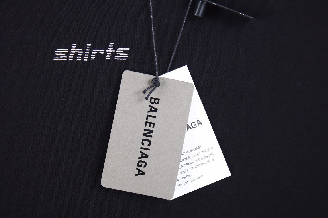 Balenciaga Allover Logo Print T-Shirt