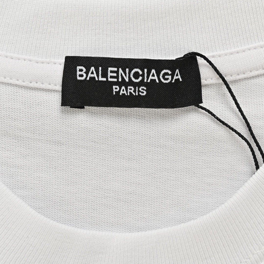 Balenciaga BB Logo T-Shirt (White)