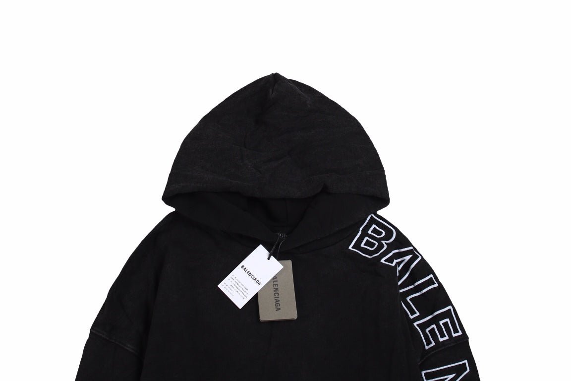 Balenciaga Black Oversized Hoodie