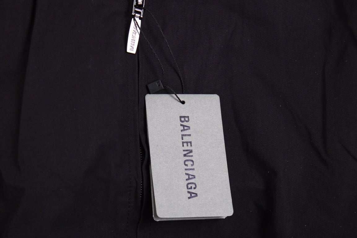 Balenciaga Black Zip-Up Jacket