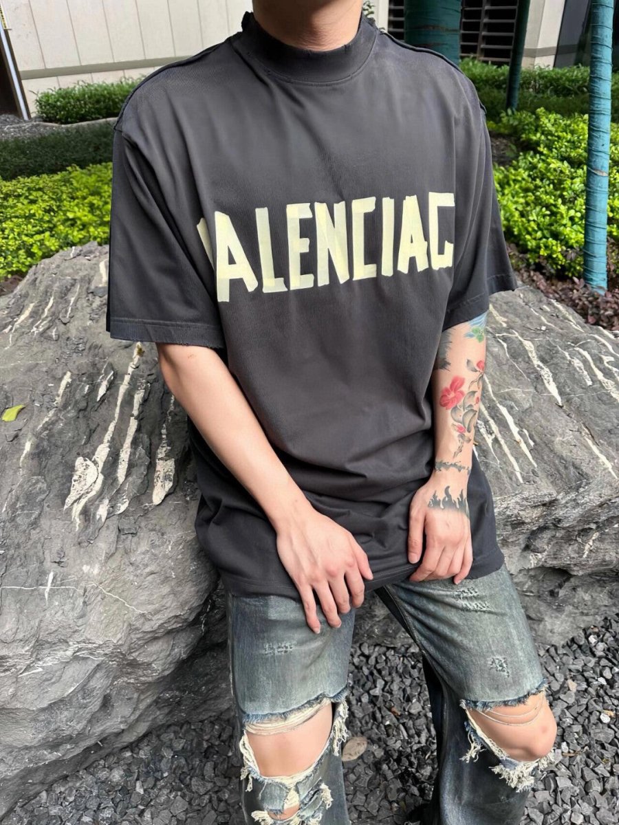 Balenciaga Bold Logo Black T-Shirt