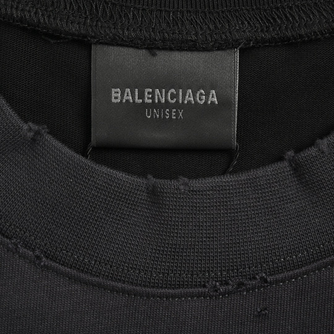 Balenciaga Bold Logo Black T-Shirt