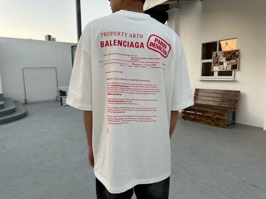 Balenciaga Design Team T-Shirt (White)