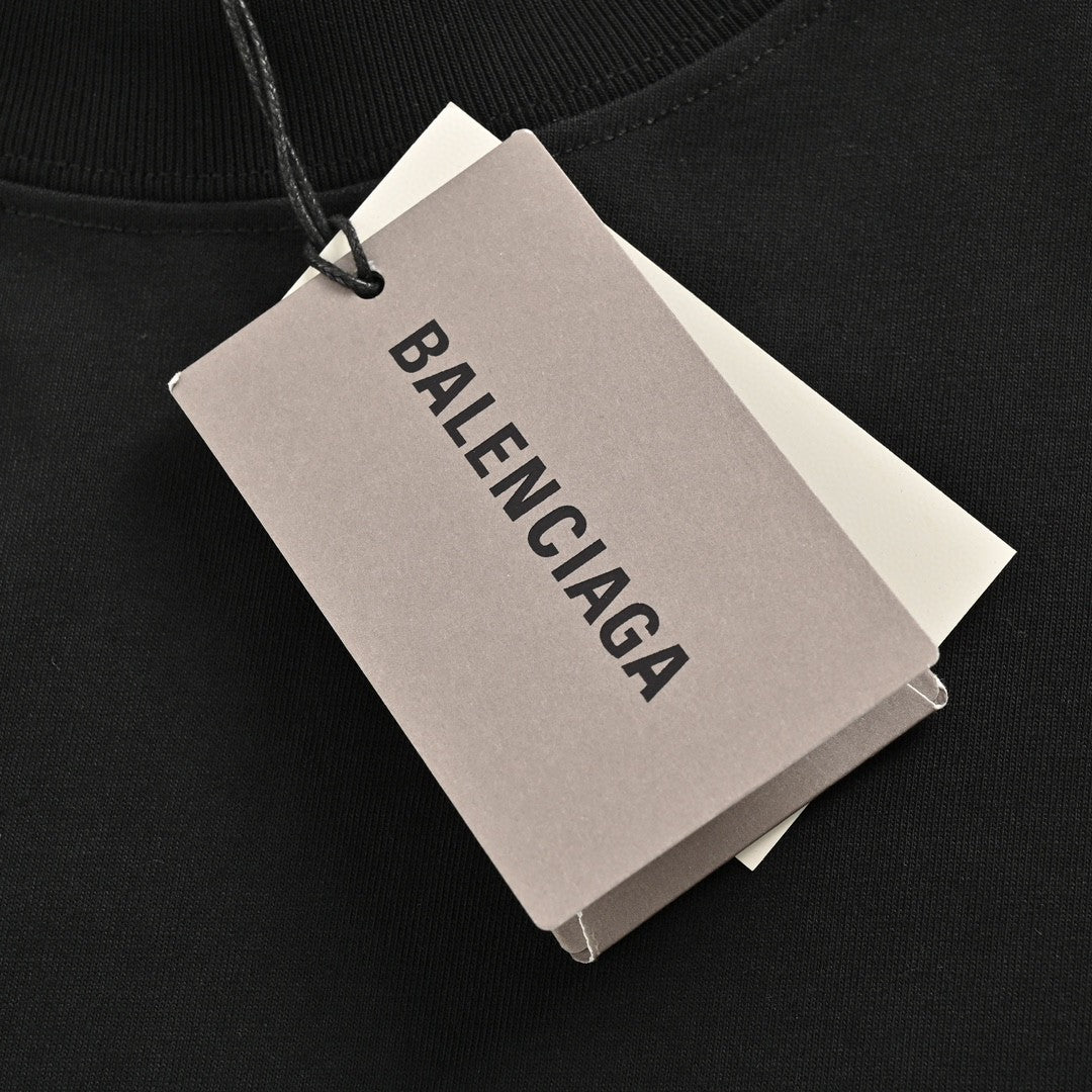 Balenciaga Distressed Logo T-Shirt