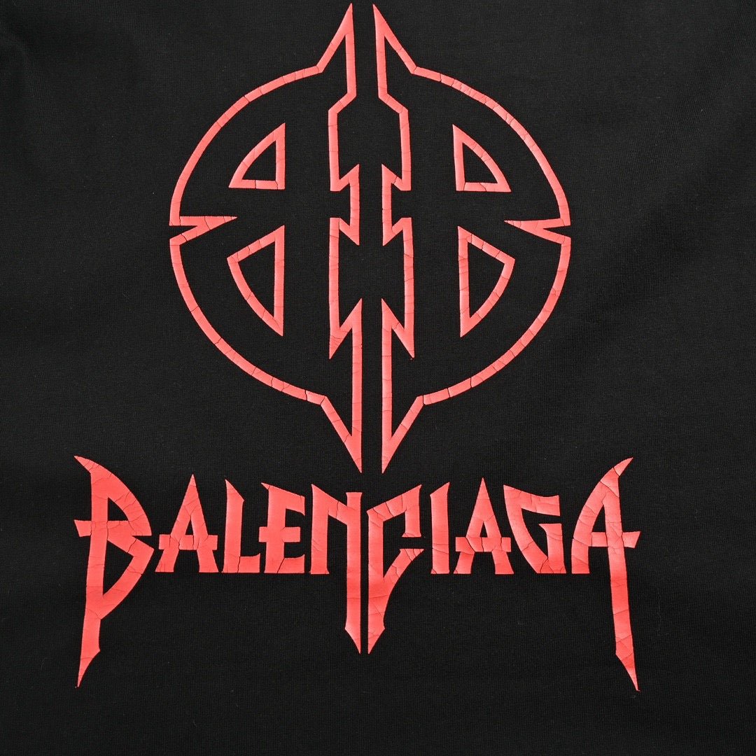 Balenciaga Gothic Logo T-Shirt (Black)