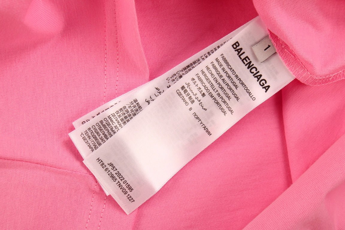 BALENCIAGA GRAFFITI T-SHIRT PINK