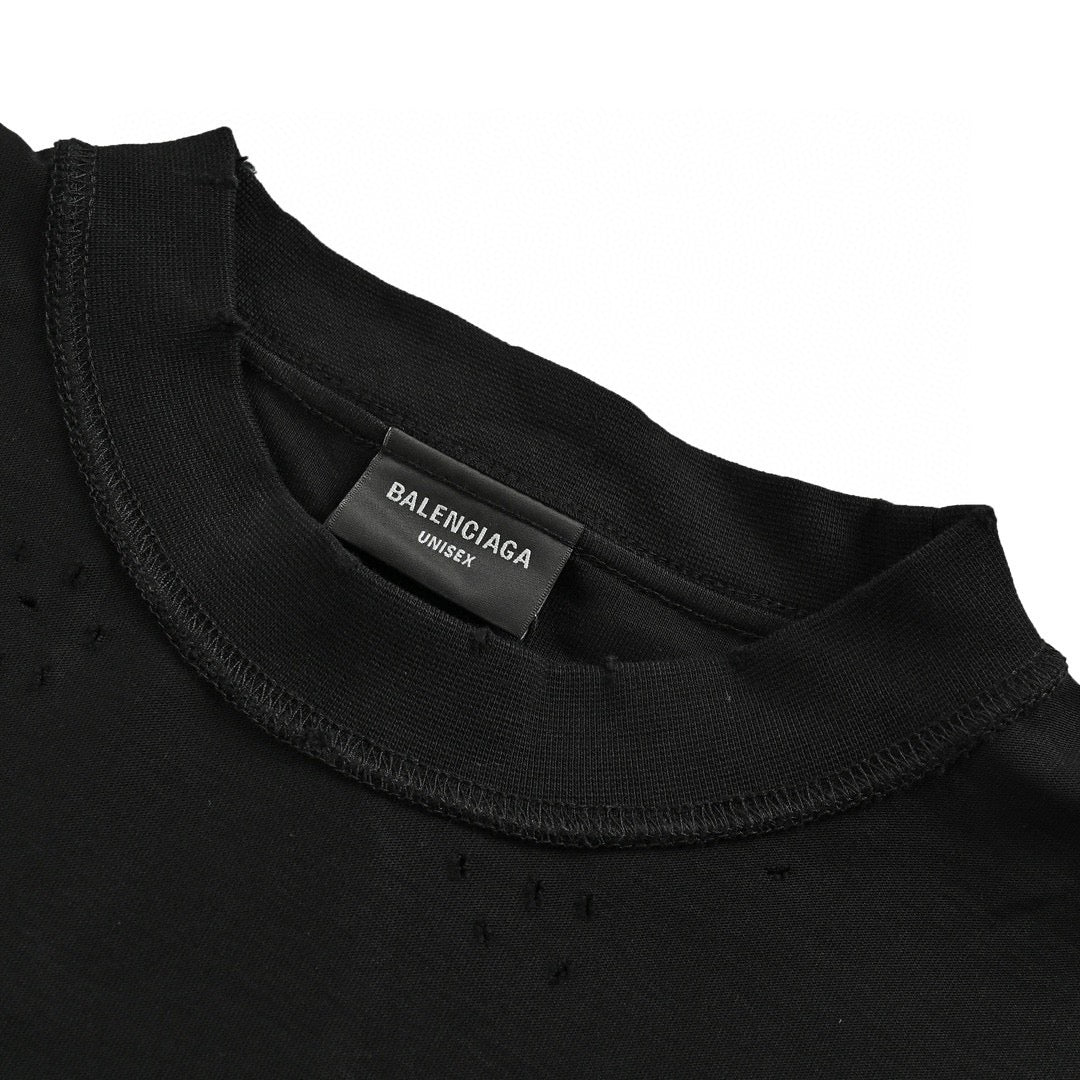 Balenciaga Graphic Black T-Shirt