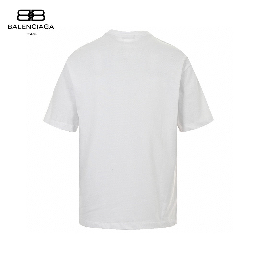 Balenciaga Graphic Logo T-Shirt (White)