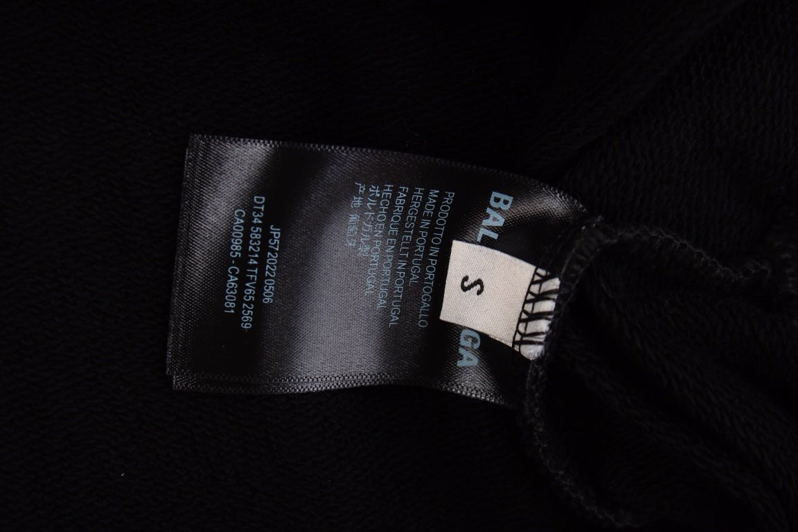 BALENCIAGA LOGO HOODIE BLACK