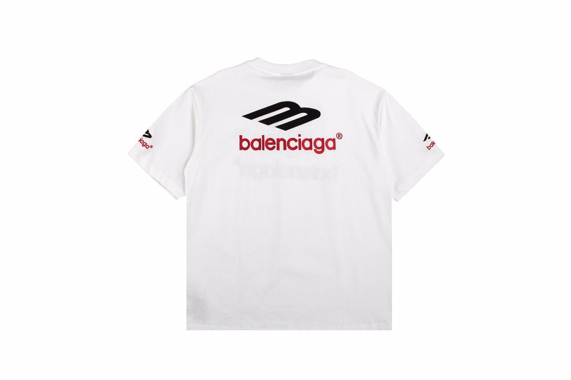 BALENCIAGA LOGO GRAPHIC T-SHIRT WHITE