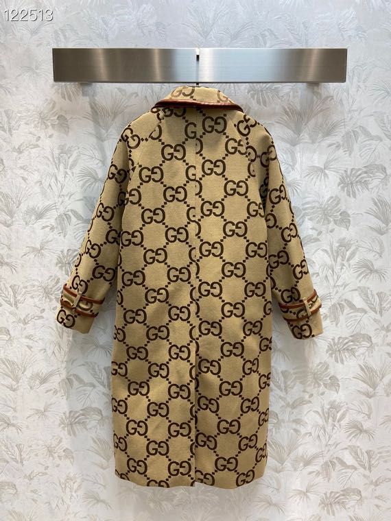 Gucci Jumbo GG Canvas Coat For Women