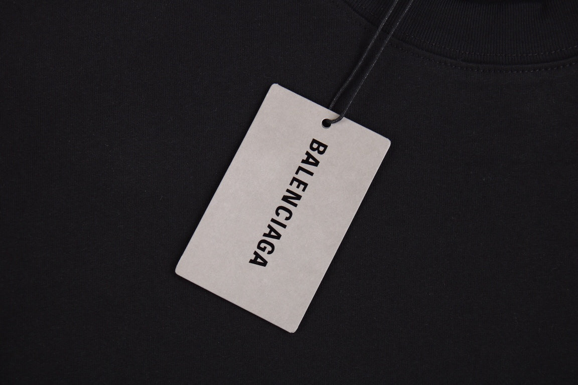 BALENCIAGA LOGO T-SHIRT BLACK