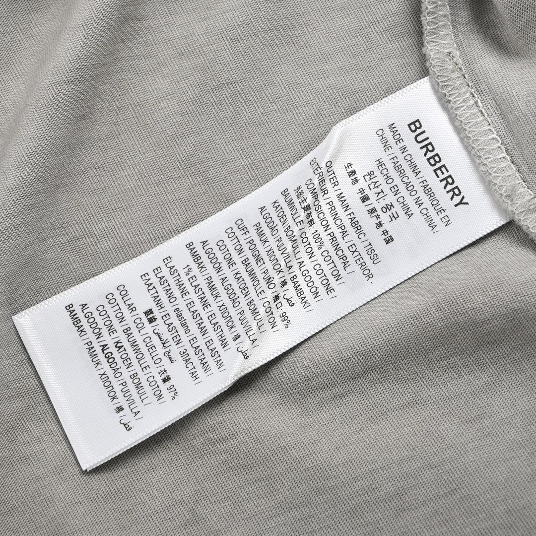 Burberry Grey T-Shirt with Logo