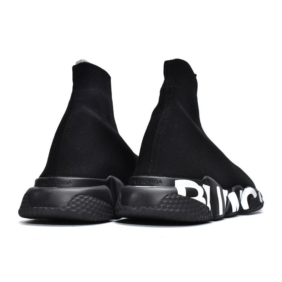 BALENCIAGA SPEED GRAFFITI TRAINER x BLACK