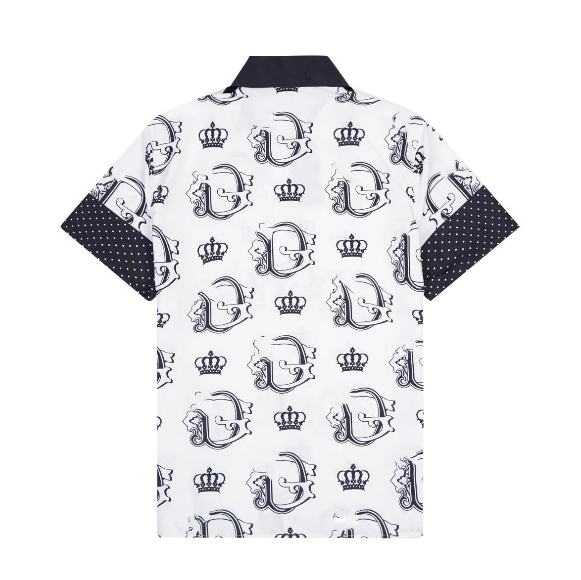 DOLCE & GABBANA || DG Logo Marina-Print Polo Shirt