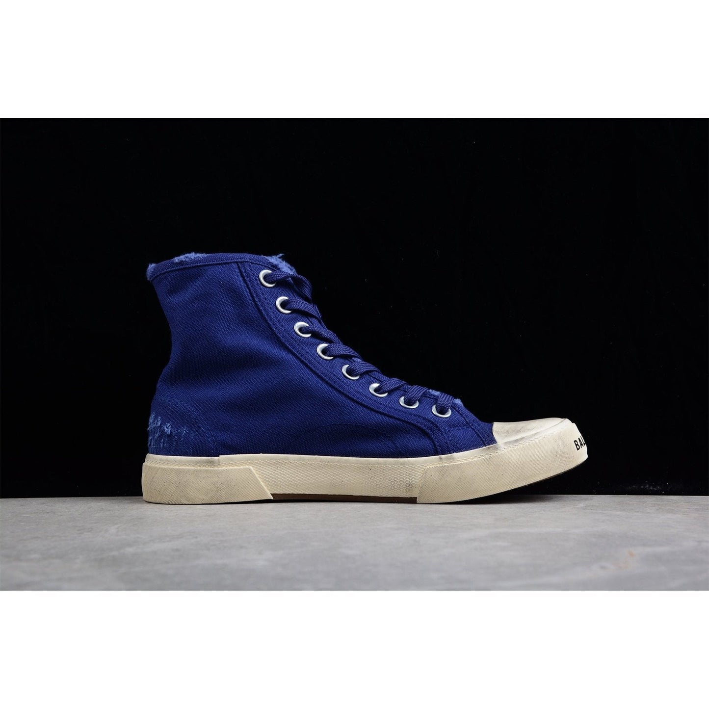 BALENCIAGA PARIS HIGH VULC DESTR x BLUE