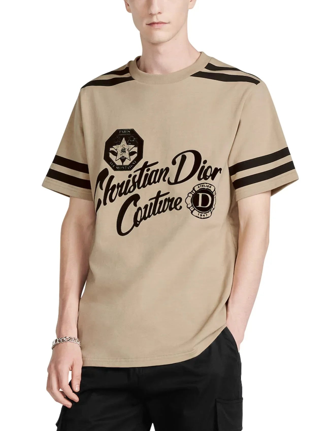 CHRISTIAN DIOR || 2024 SS Unisex Street Style Cotton Short Sleeves Logo Luxury T-Shirt