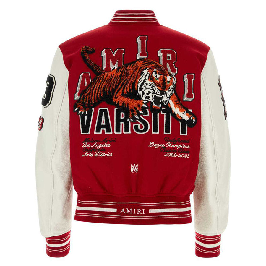 AMIRI Varsity Vintage Patch Bomber Jacket