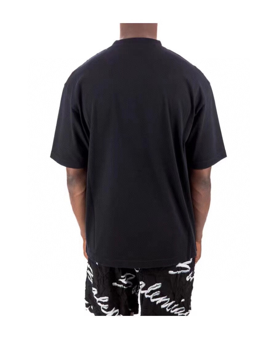 Balenciaga T-shirt with Script Logo (Black)