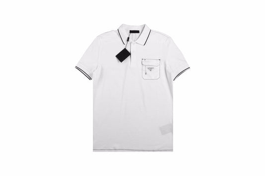 Prada "Chic Pocket Detail" Polo Shirt