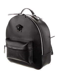 VERSACE || Leather Medusa Palazzo Backpack