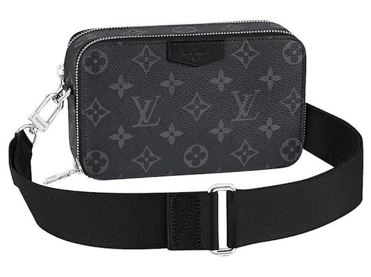 Louis Vuitton || LV Alpha wearable wallet new Grey