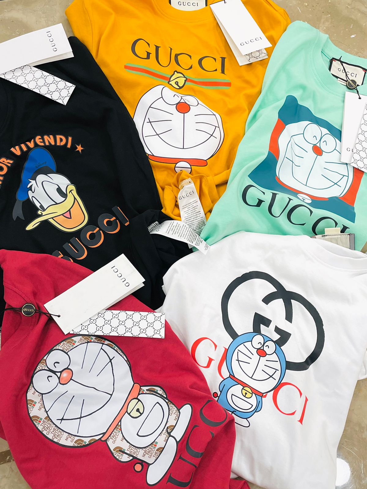 GUCCI || Doraemon X Gucci Cotton Kid's T-Shirt