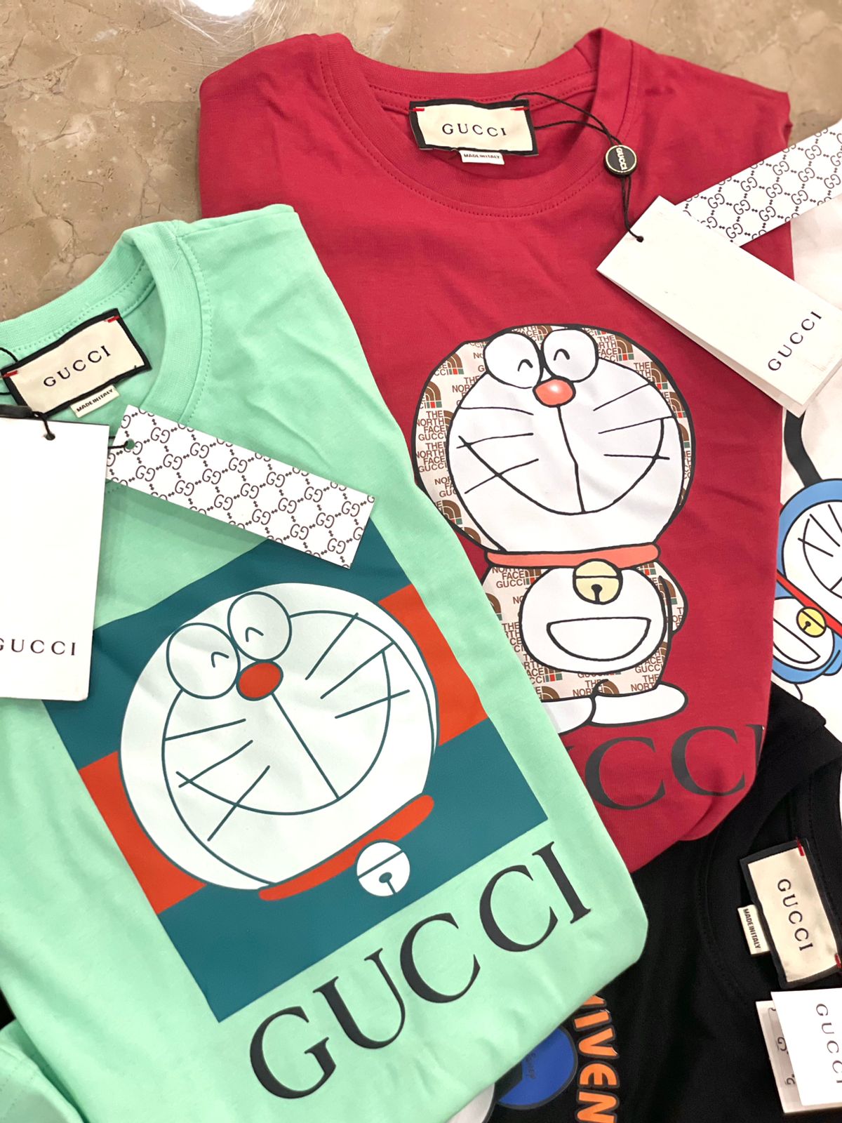 GUCCI || Doraemon X Gucci Cotton Kid's T-Shirt