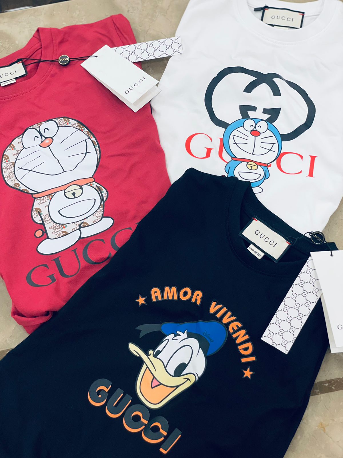 GUCCI || Doraemon X Gucci Cotton Kid's T-Shirt