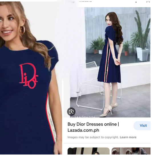 Einfarbiges T-Shirt-Kleid für Damen