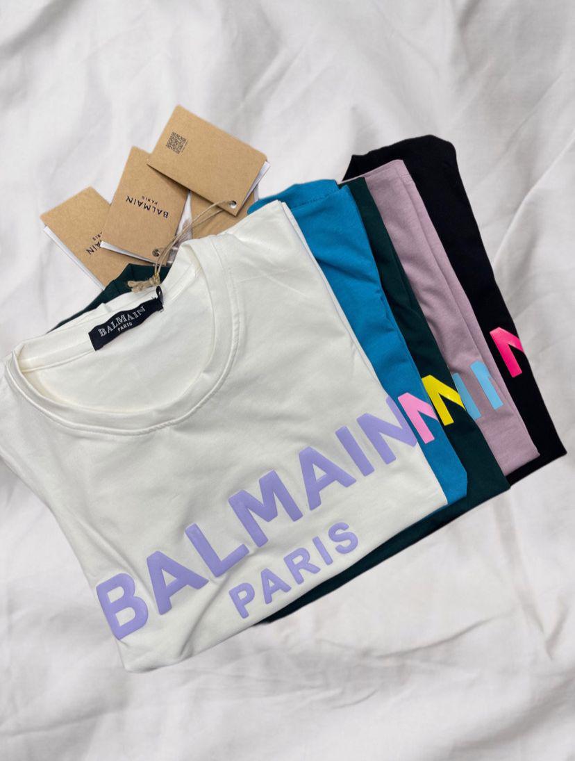 BALMAIN || Cotton Logo Graphic T-Shirt