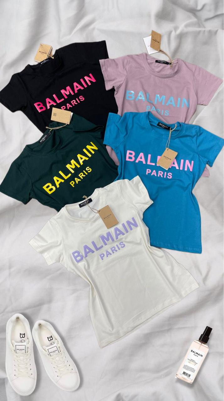 BALMAIN || Cotton Logo Graphic T-Shirt