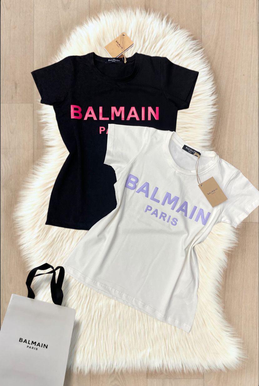 BALMAIN || Cotton Logo Graphic T-Shirt