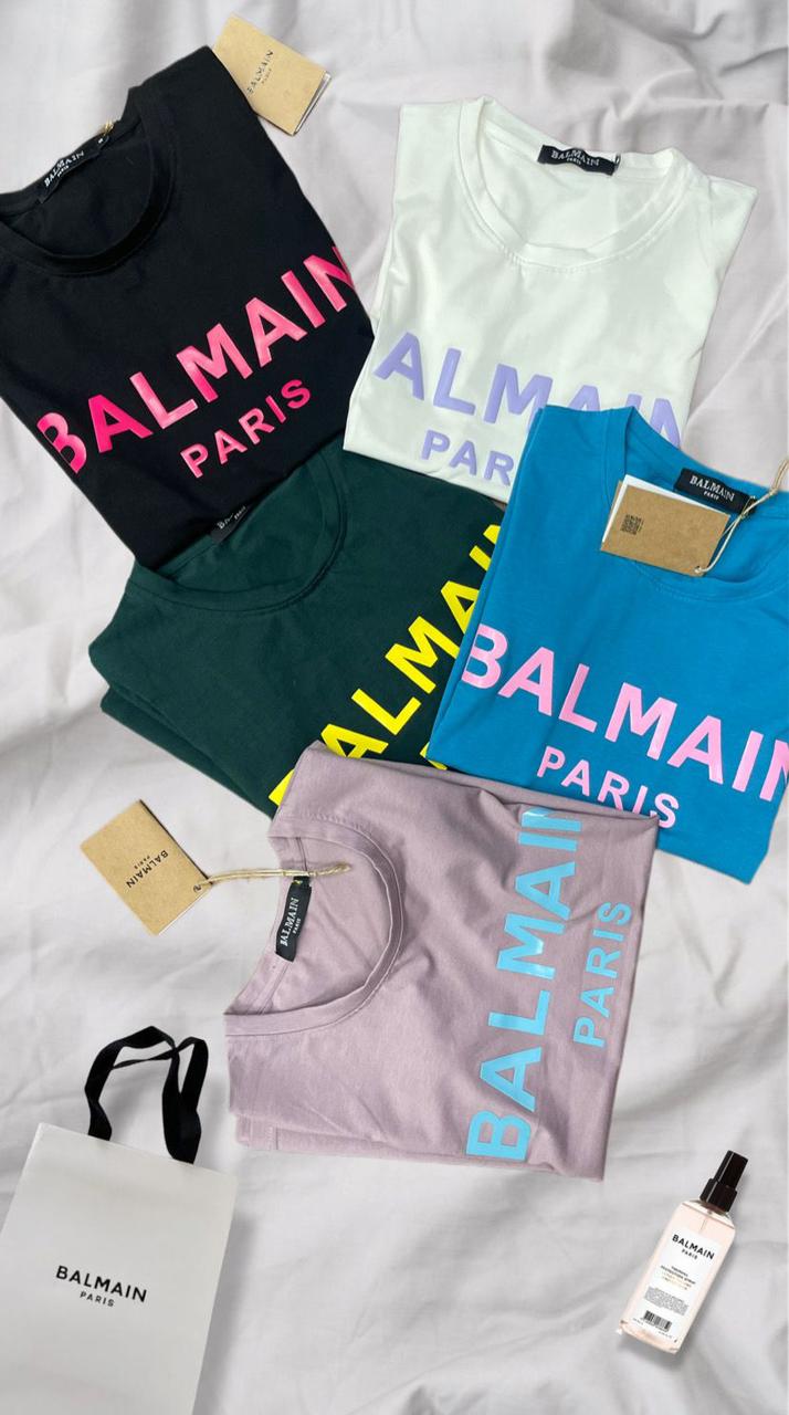 BALMAIN || Cotton Logo Graphic T-Shirt