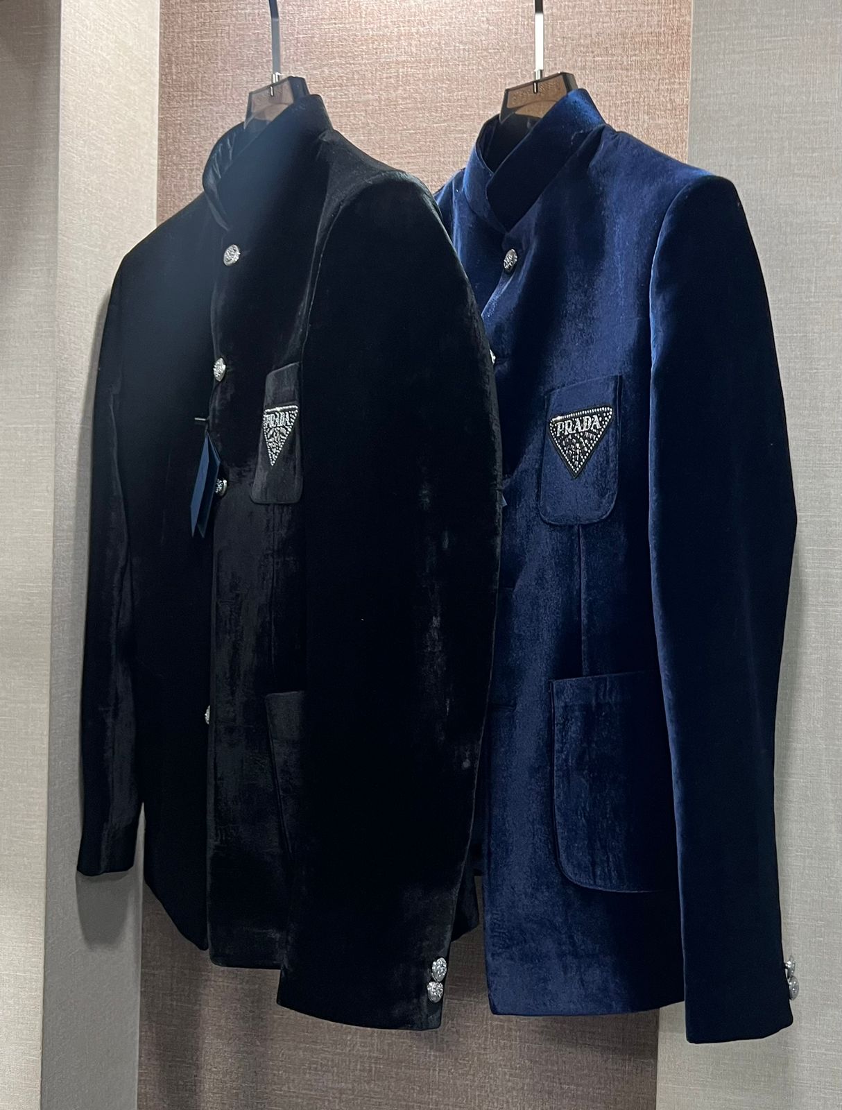 PRADA EXCLUSIVE HIGH END VELVET BLAZERS FOR MEN