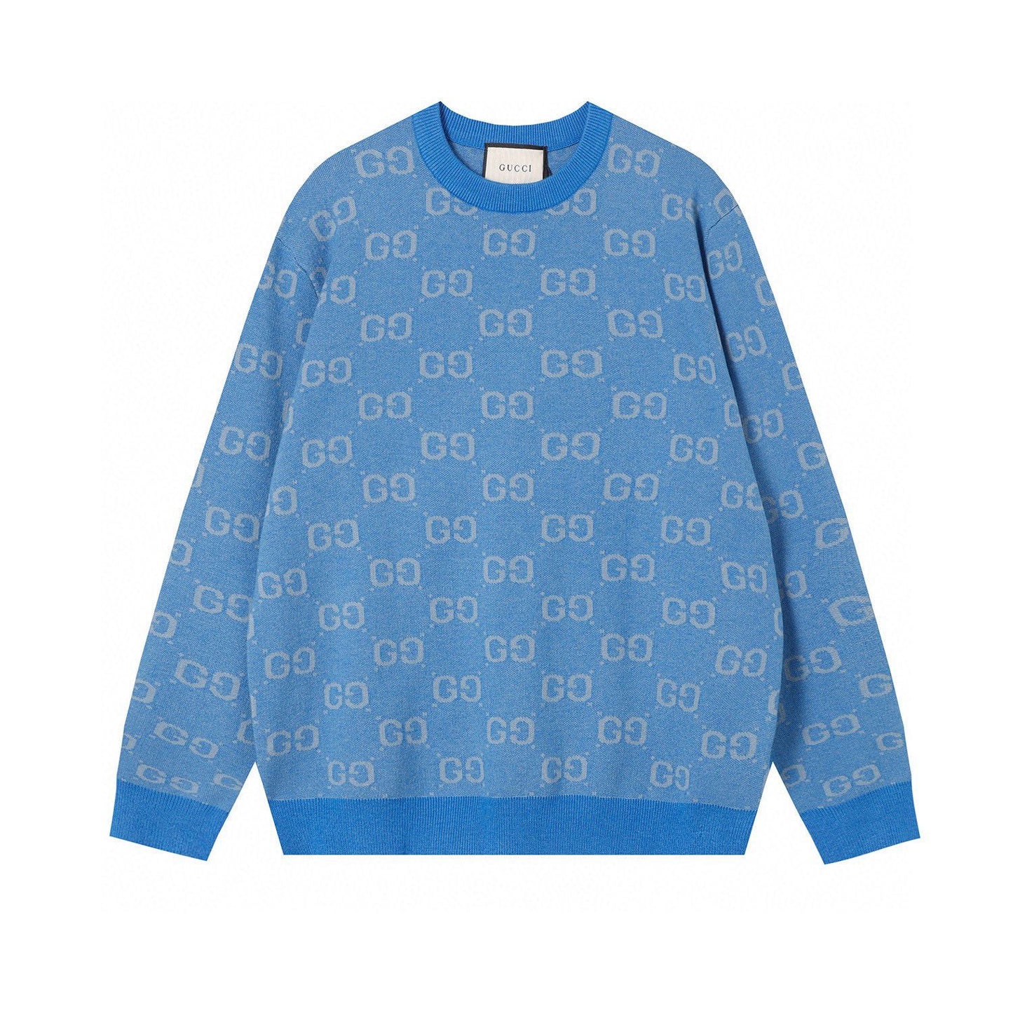 GUCCI || GG COTTON INTARSIA JUMPER