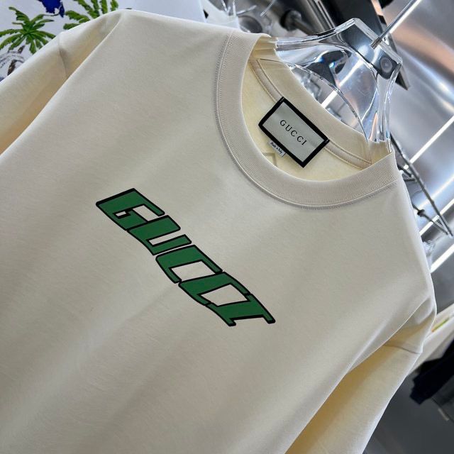 GUCCI || BASIC LOGO PRINT OVERSIZE T-SHIRT