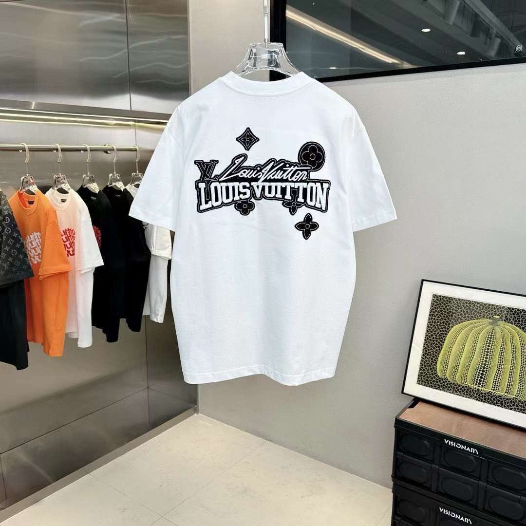 LOUIS VUITTON | REPRESENT CHERUB INITIAL T-SHIRT IN WHITE|BLACK