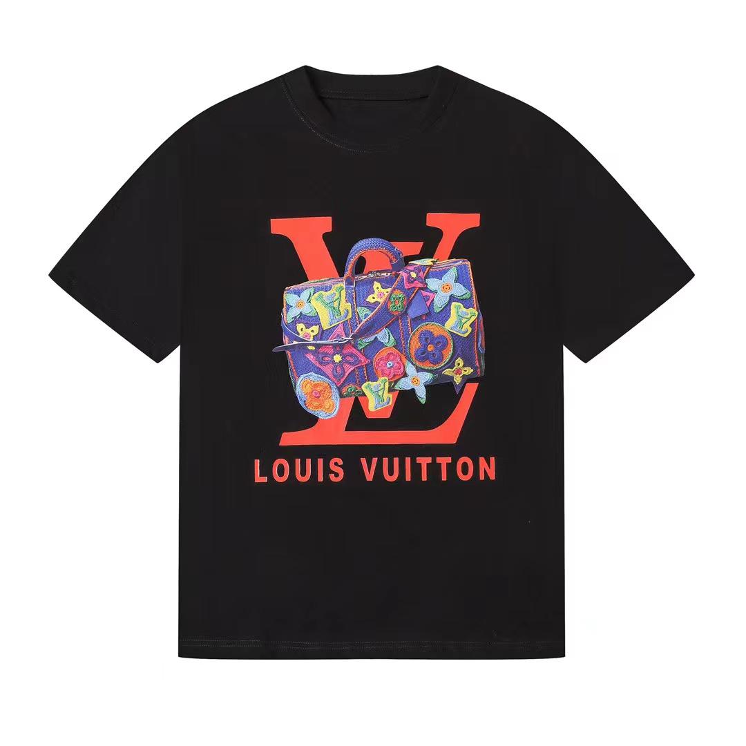 LOUIS VUITTON || Short-Sleeved Crew Neck T-Shirt For Men