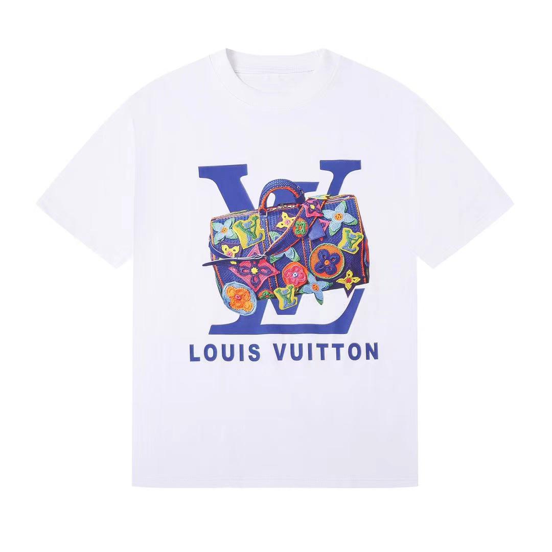 LOUIS VUITTON || Short-Sleeved Crew Neck T-Shirt For Men