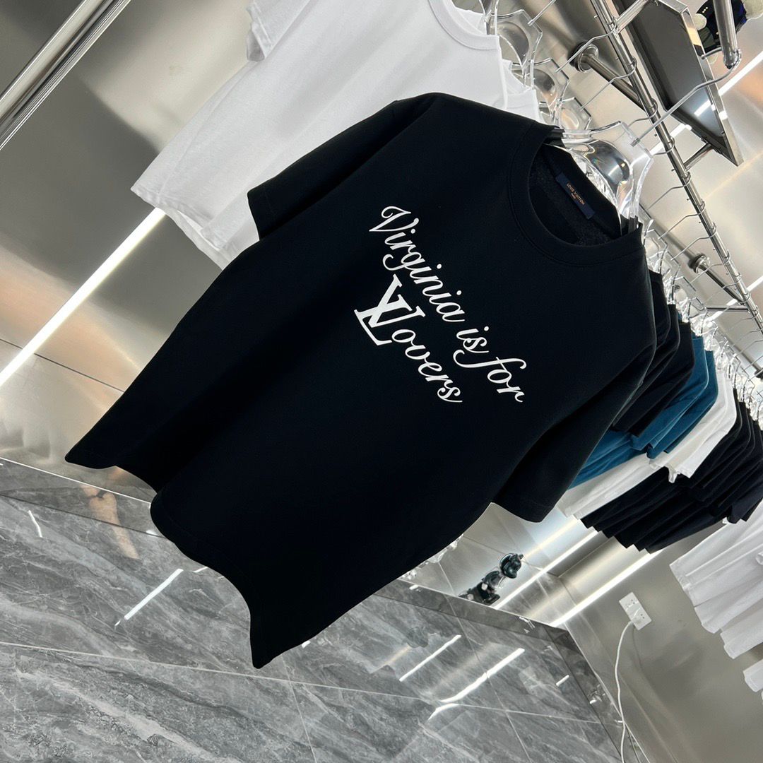 Louis Vuitton X Pharrell’s Something in the Water VA Is For Lovers Printed T-Shirt BLACK/WHITE