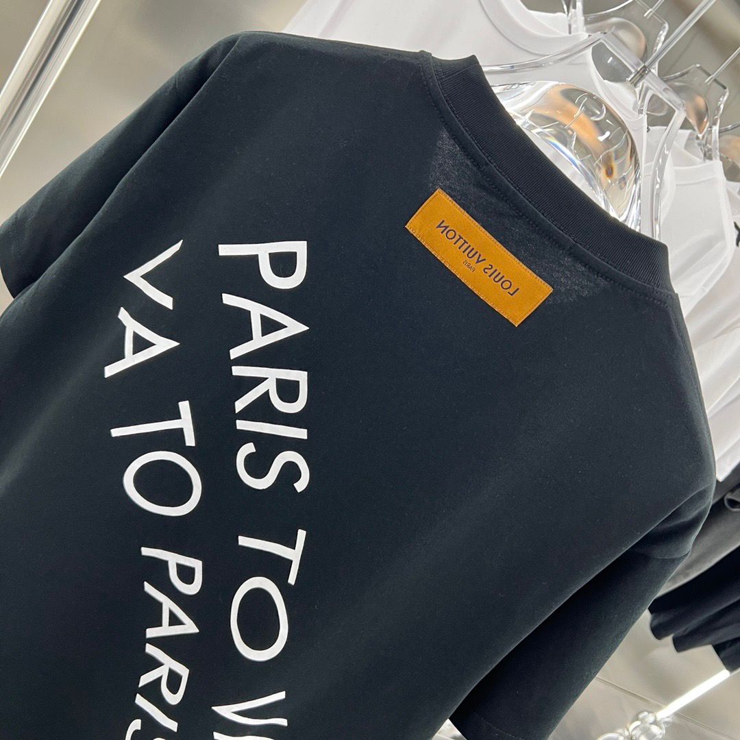 Louis Vuitton X Pharrell’s Something in the Water VA Is For Lovers Printed T-Shirt BLACK/WHITE