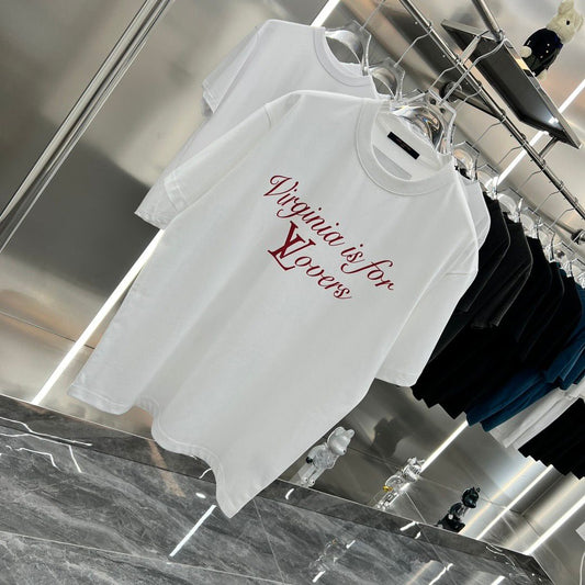 Louis Vuitton X Pharrell’s Something in the Water VA Is For Lovers Printed T-Shirt BLACK/WHITE