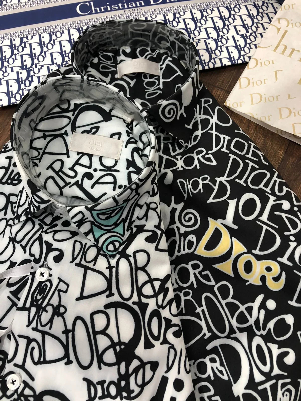 CHRISTIAN DIOR || Dior Shawn Stussy Monogram Printed Shirt Release