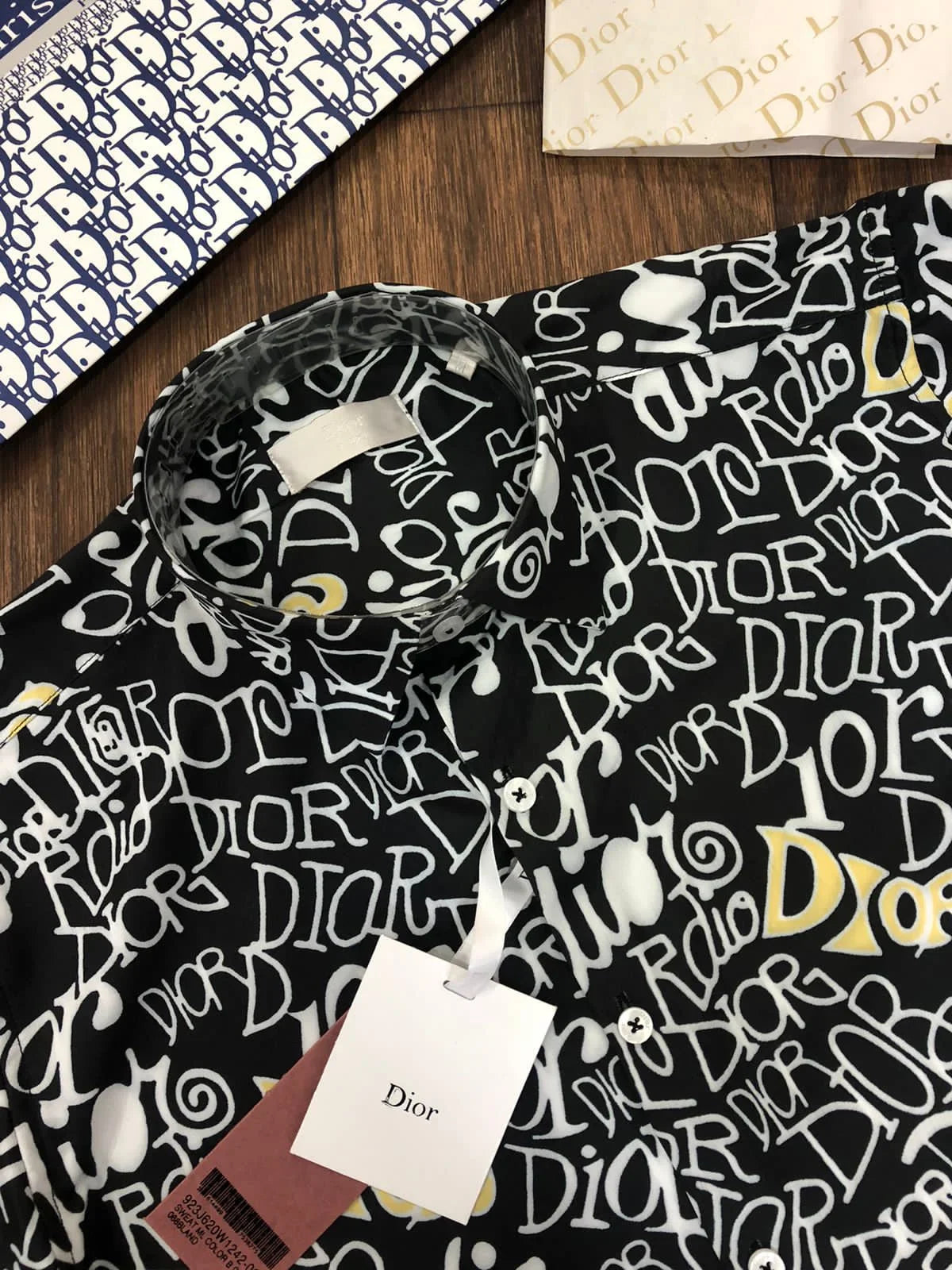 CHRISTIAN DIOR || Dior Shawn Stussy Monogram Printed Shirt Release