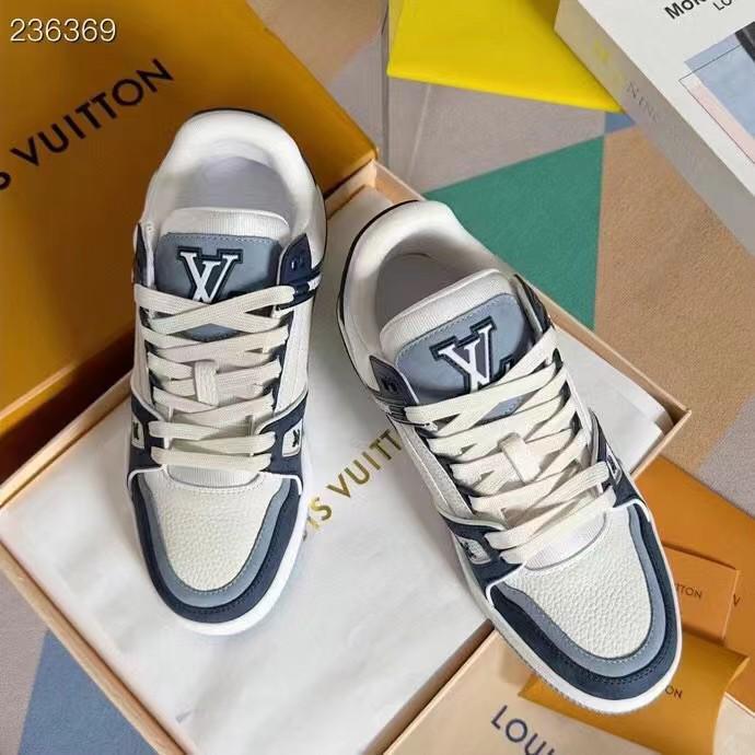 LOUIS VUITTON || LV Trainer Maxi Sneaker Blue|Brown