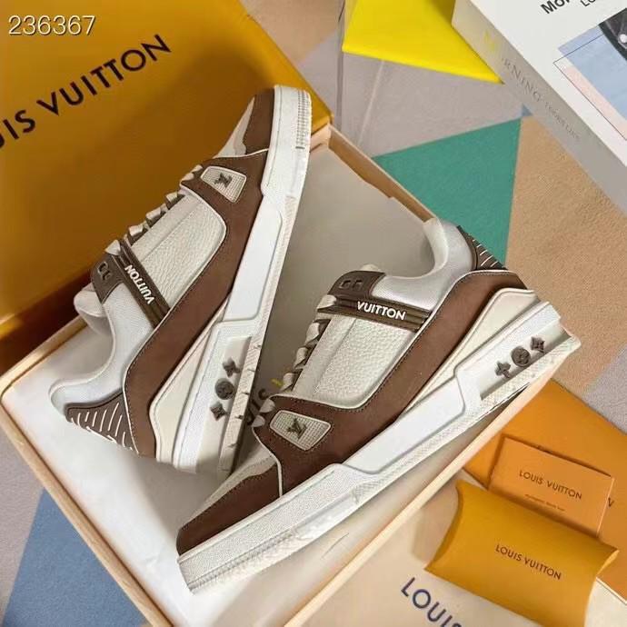 LOUIS VUITTON || LV Trainer Maxi Sneaker Blue|Brown