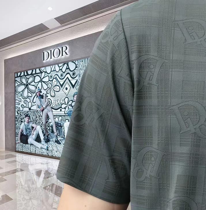 CHRISTIAN DIOR || High-End Short Sleeve Polo T-Shirt Lapel Collar