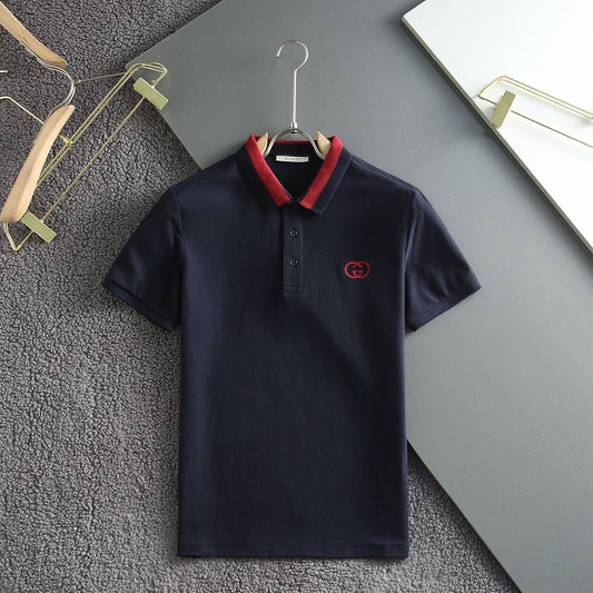 GUCCI || Regular-Fit Polo Tees With Logo Patched