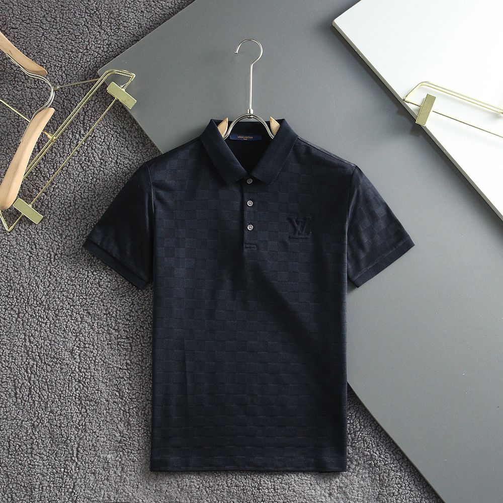 LOUIS VUITTON || Classic Damier Pique Polo T-Shirt